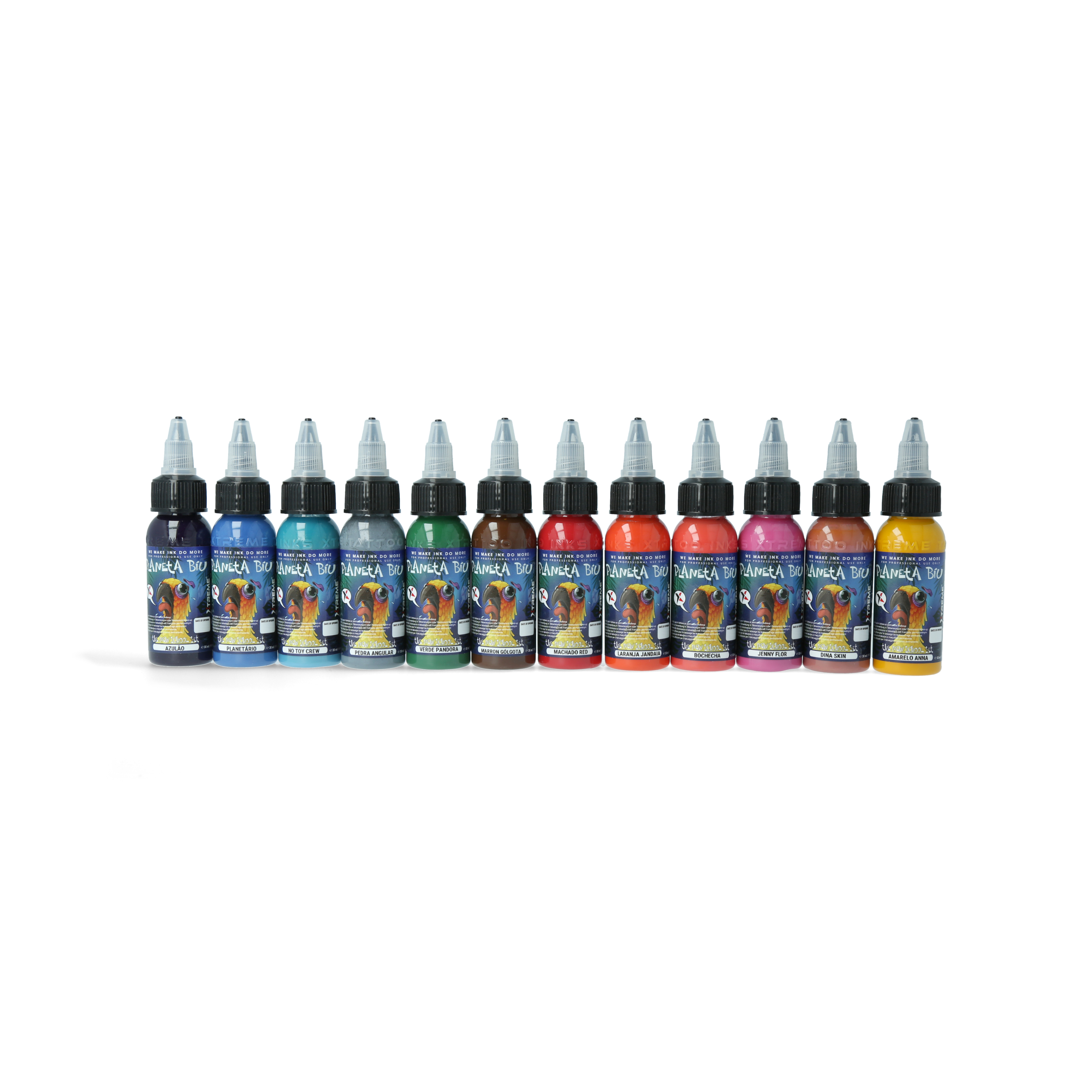 Xtreme Ink - Planeta Biu New School Set - 12 x 30 ml