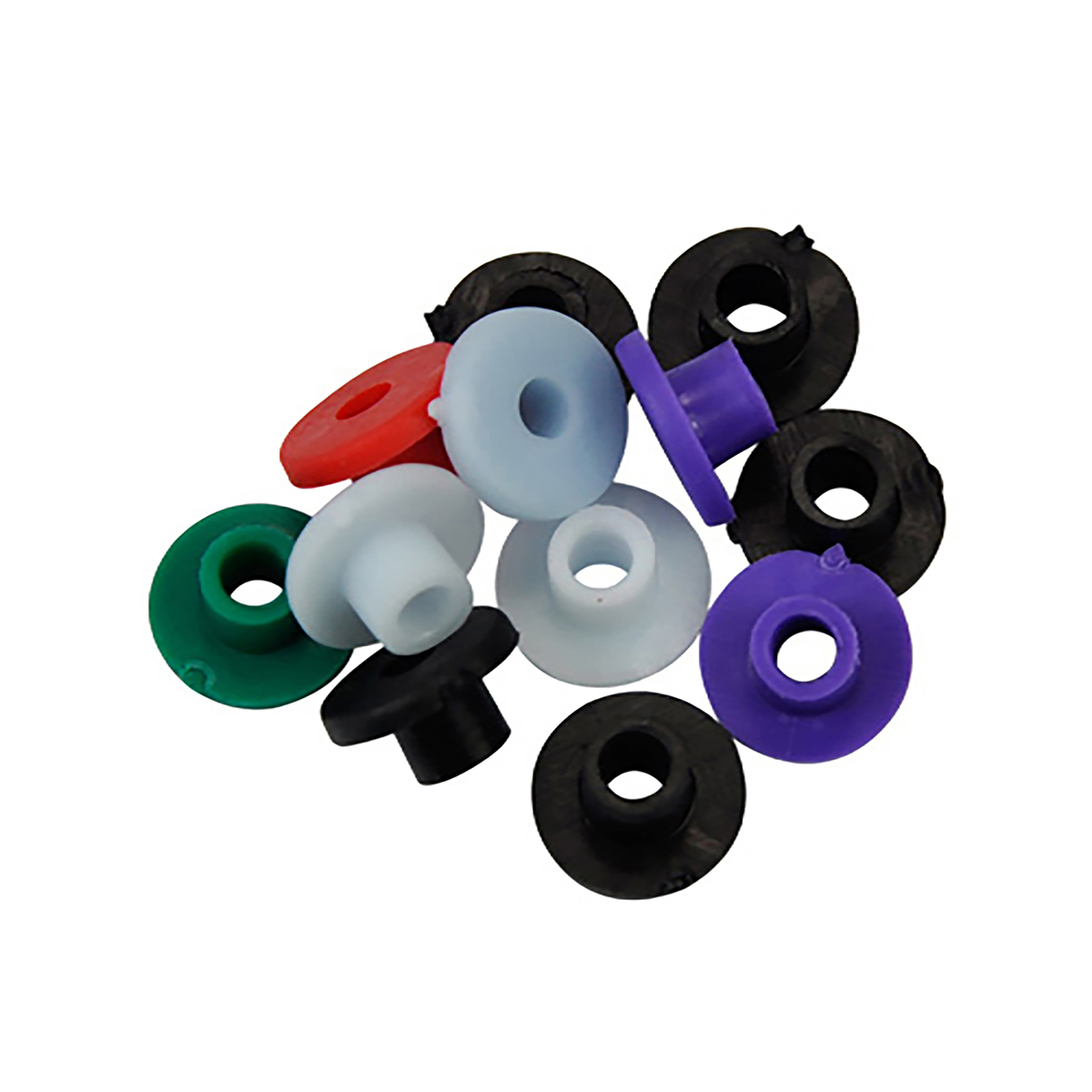 Gummihütchen für Stange, 100 Stück