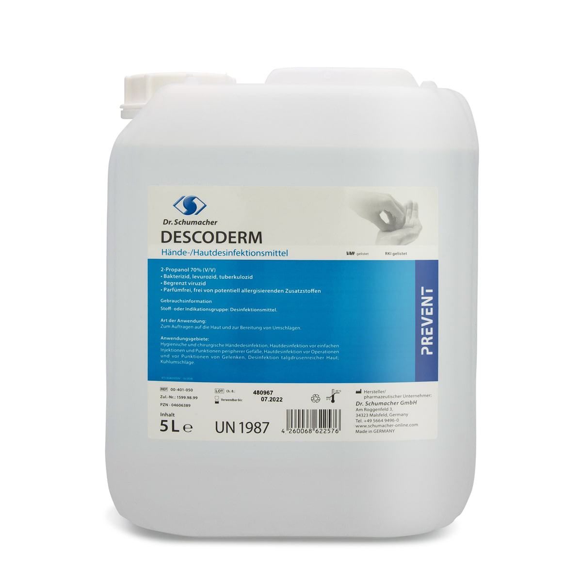 Dr. Schumacher - Descoderm - Haut-& Händedesinfektion